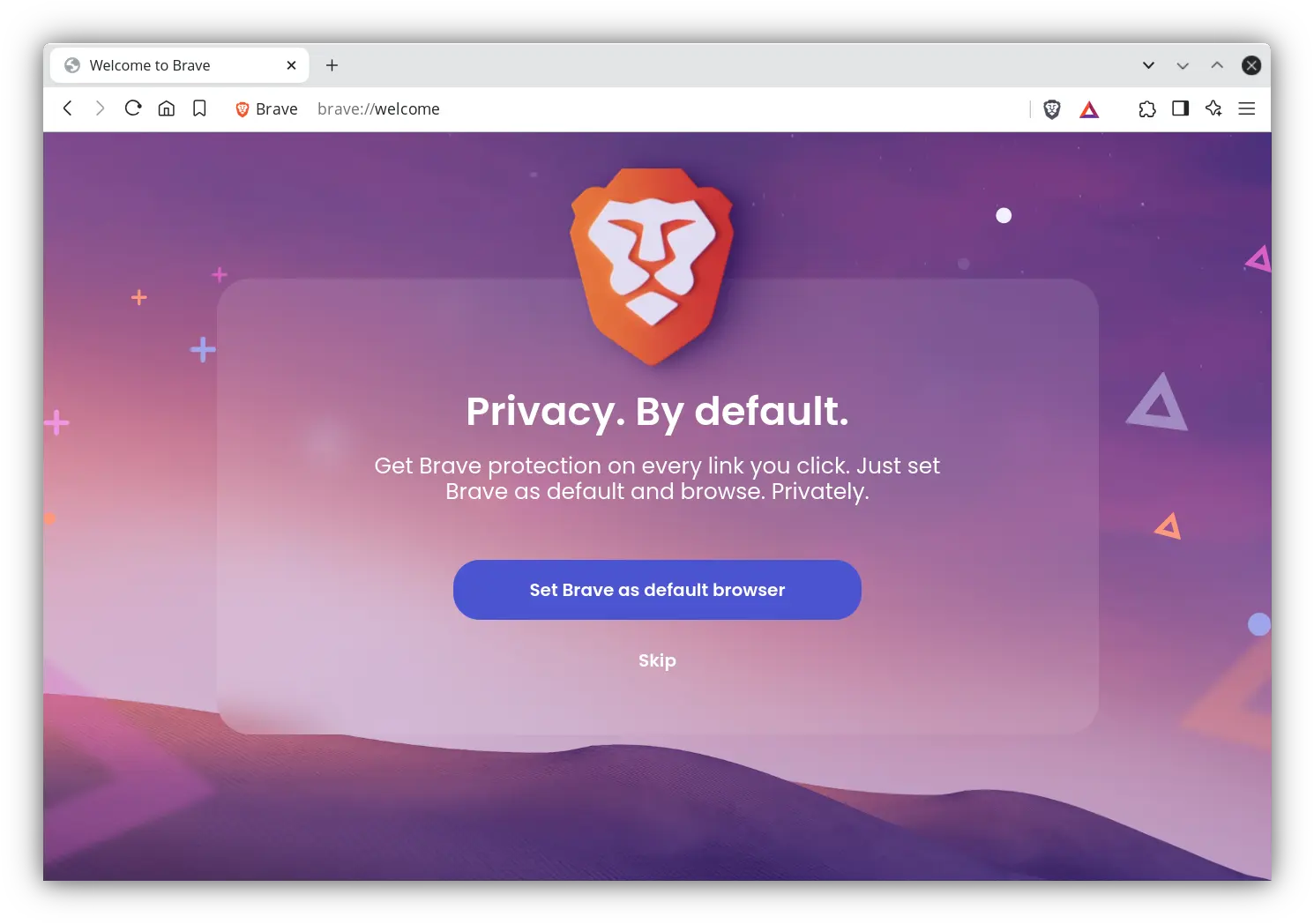 Brave 官方运行界面实测