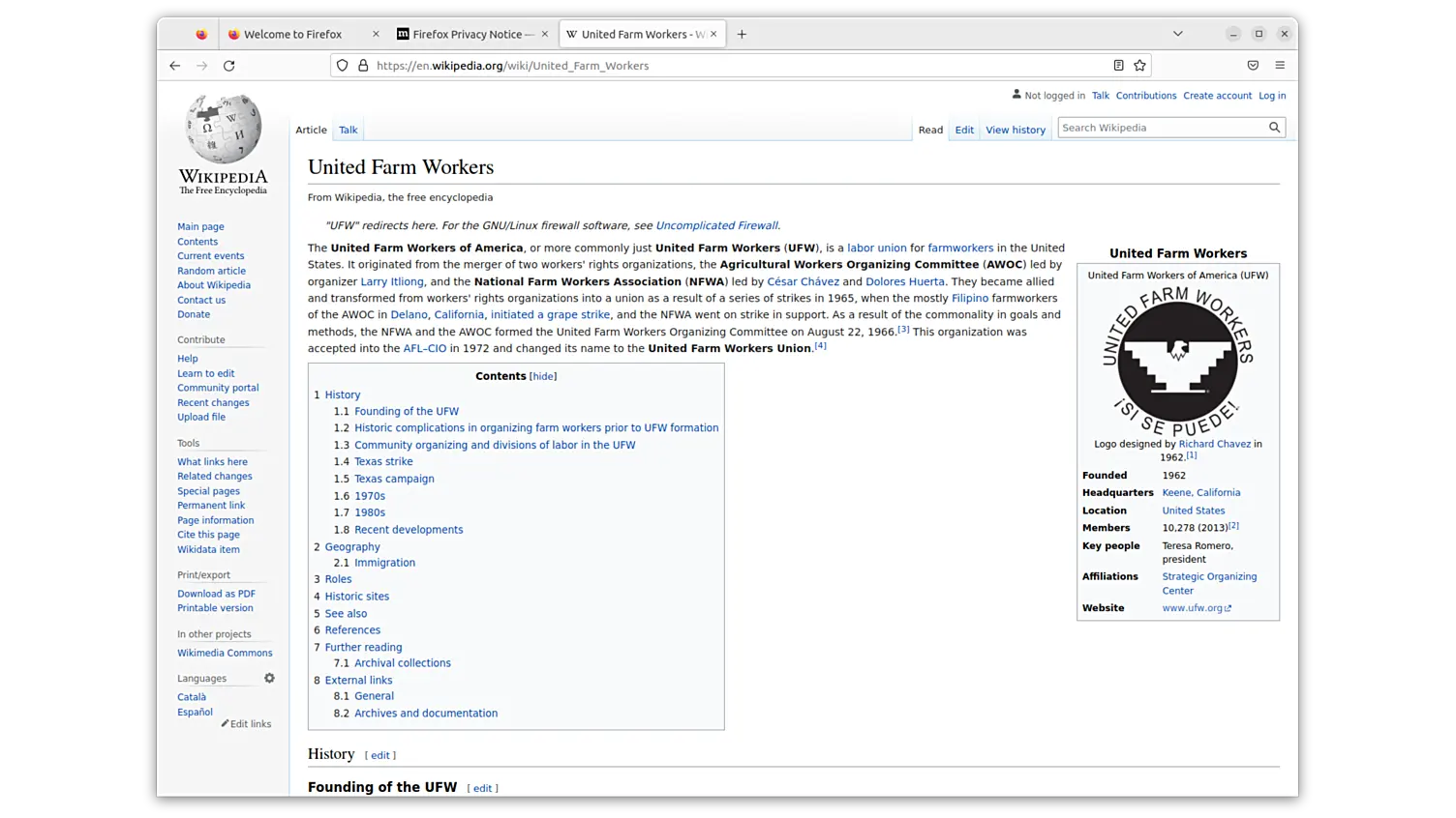 Mozilla Firefox 运行界面实测截图 2