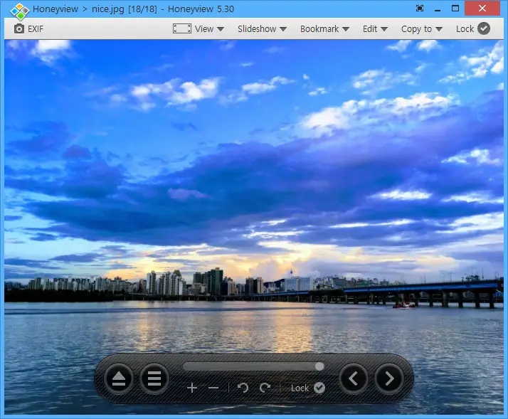 Honeyview (蜂蜜看图) 官方运行界面实测