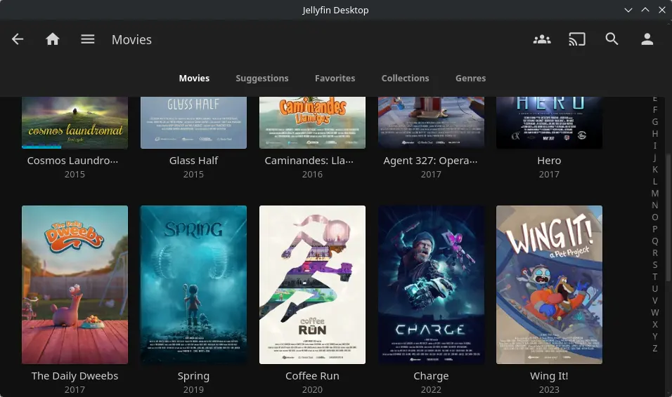Jellyfin 运行界面实测截图 2