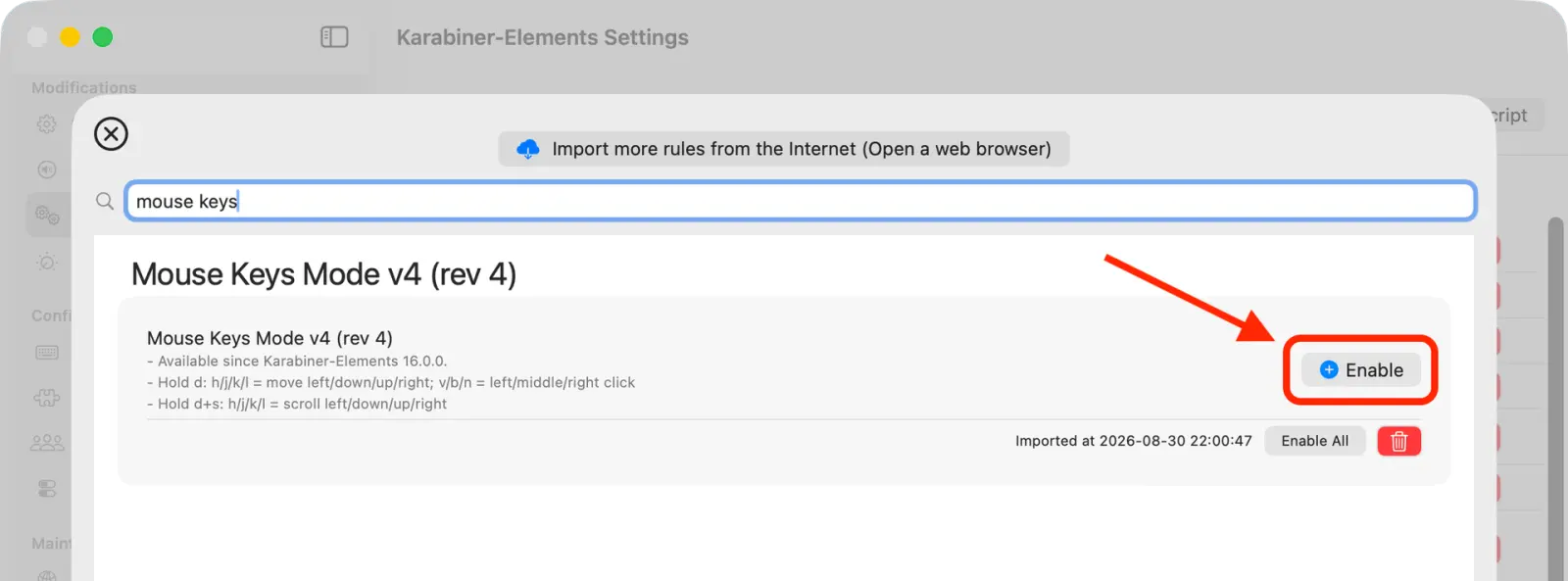 Karabiner-Elements 运行界面实测截图 2