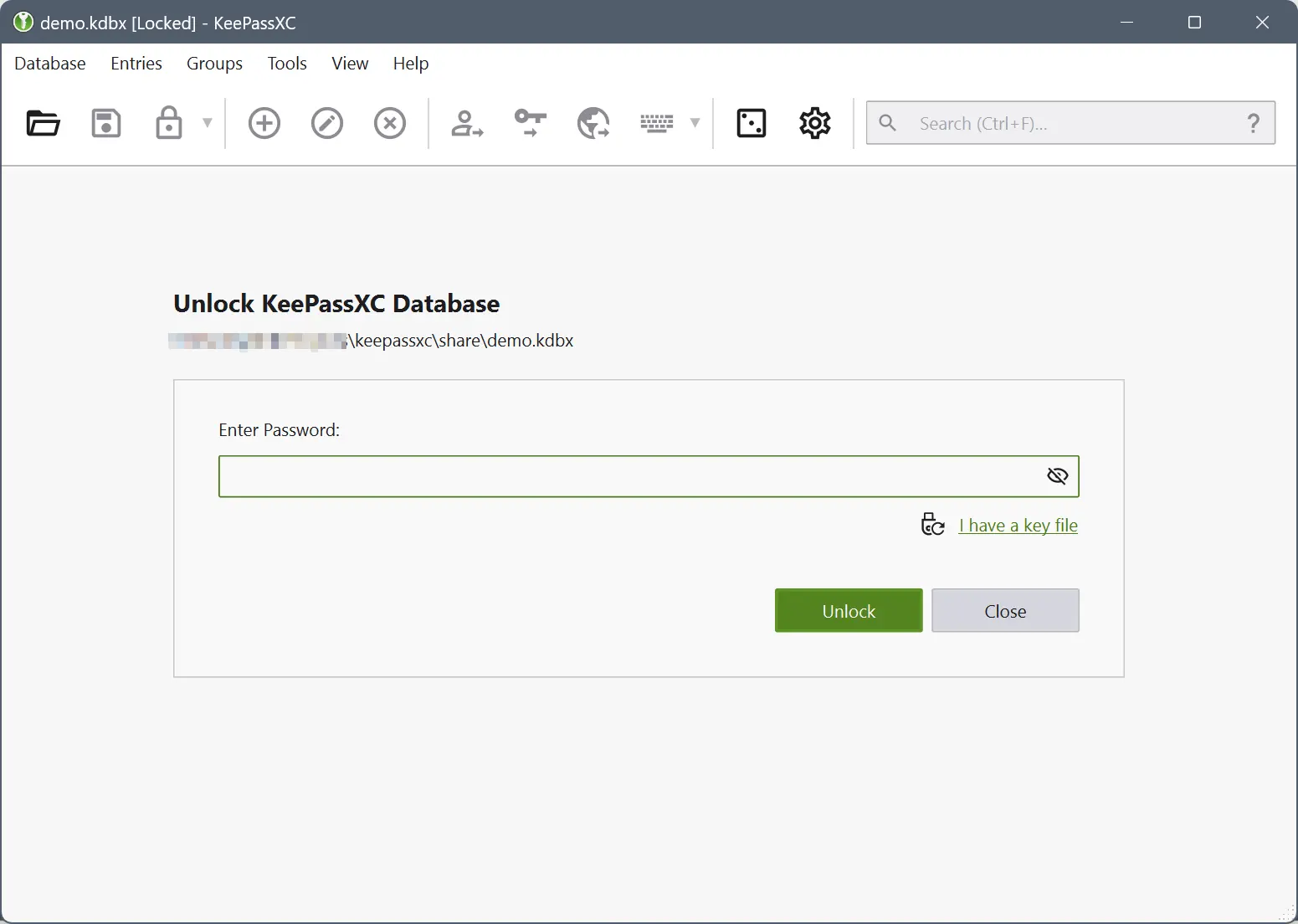 KeePassXC 运行界面实测截图 2