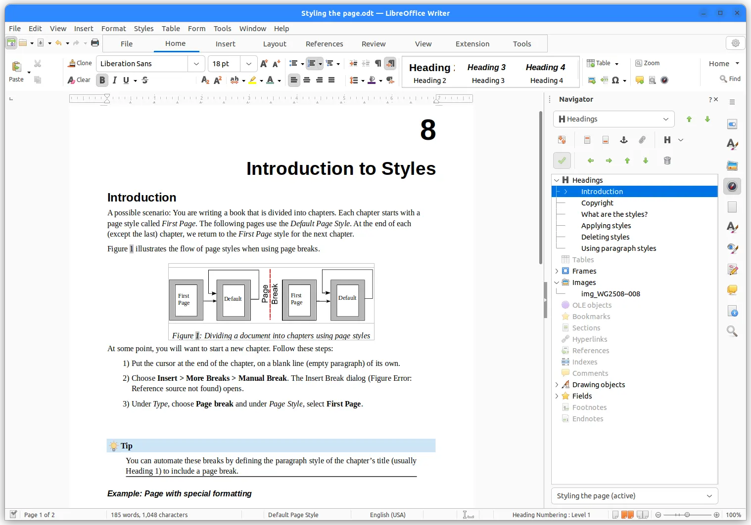 LibreOffice 官方运行界面实测