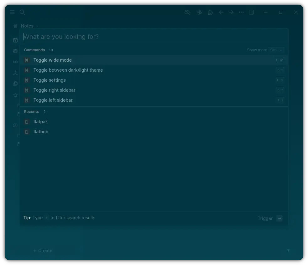 Logseq 运行界面实测截图 2