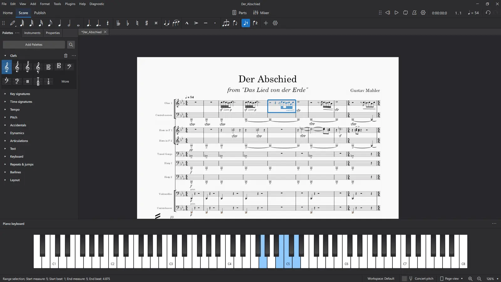 MuseScore Studio 4 官方运行界面实测