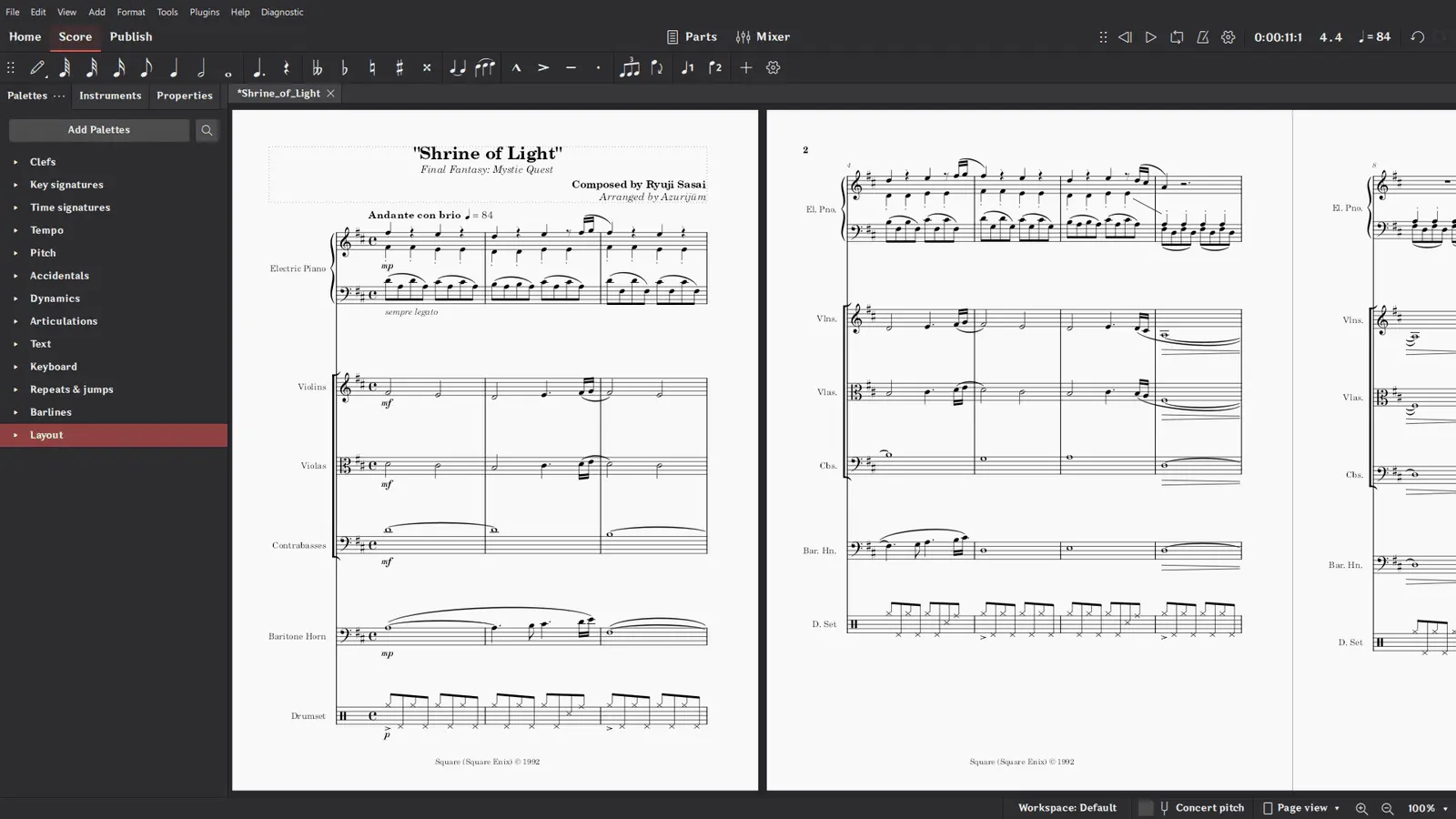 MuseScore Studio 4 运行界面实测截图 3