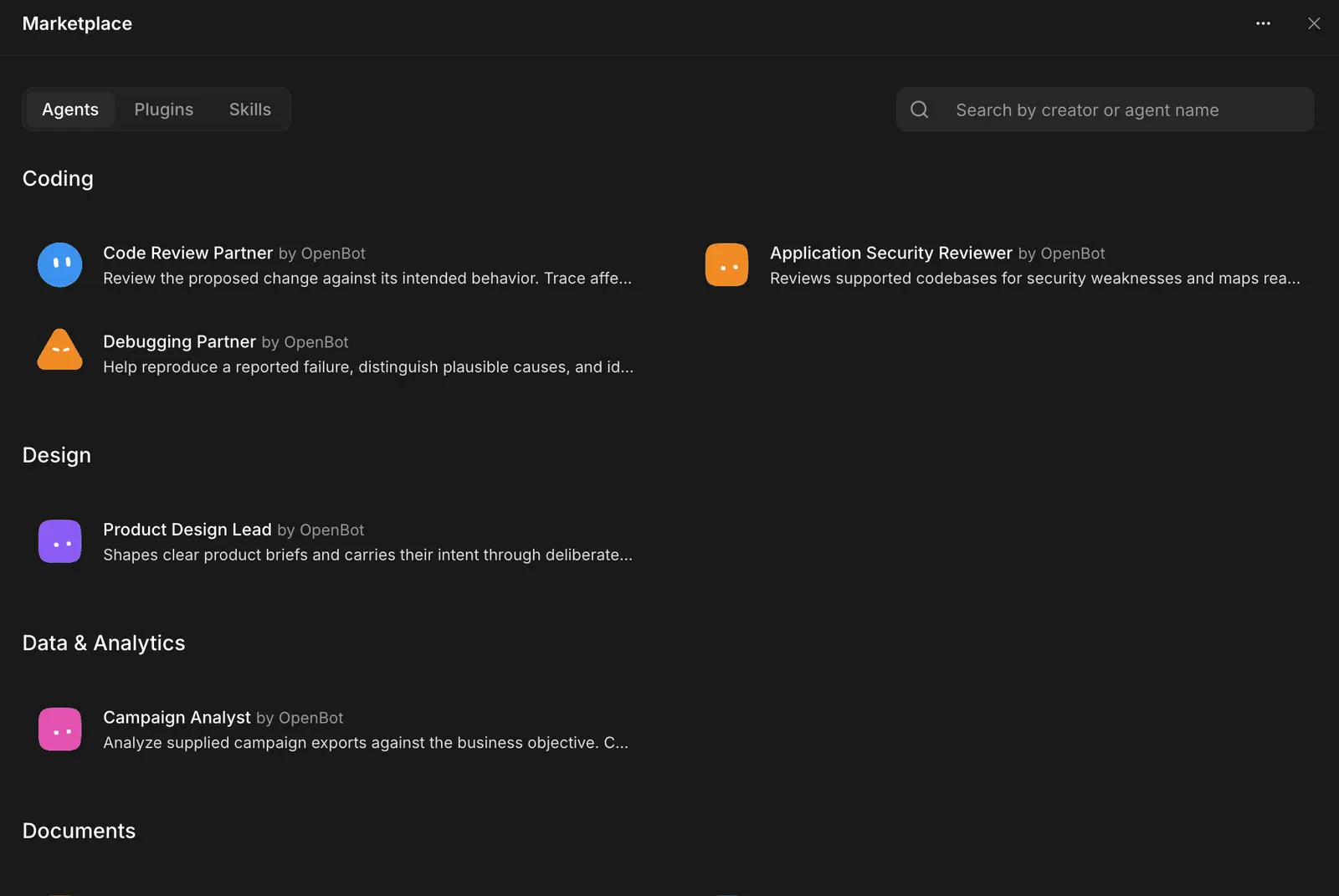 OpenBot 运行界面实测截图 3