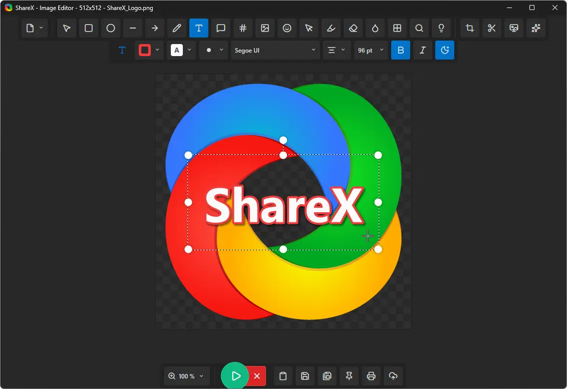 ShareX 官方运行界面实测