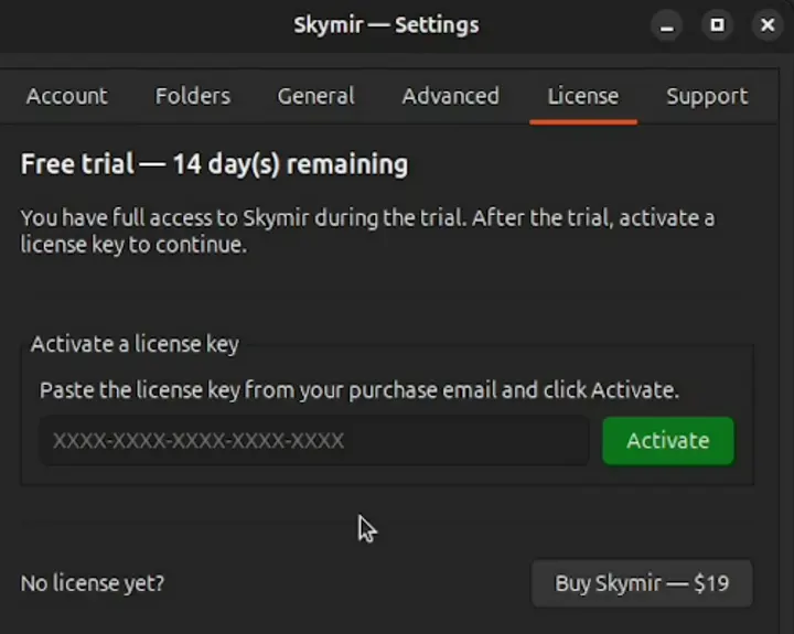 Skymir 运行界面实测截图 2