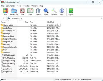 WinRAR (官方纯净源) 官方运行界面实测