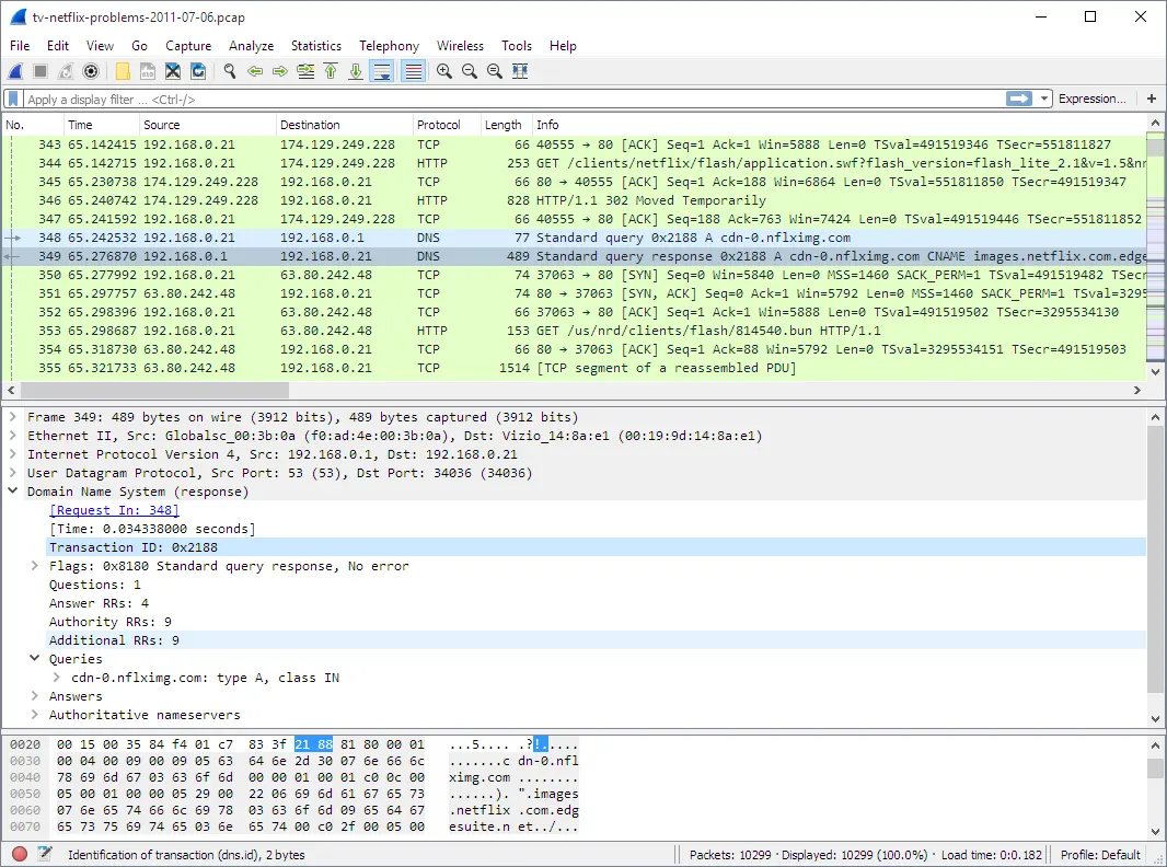 Wireshark 官方运行界面实测