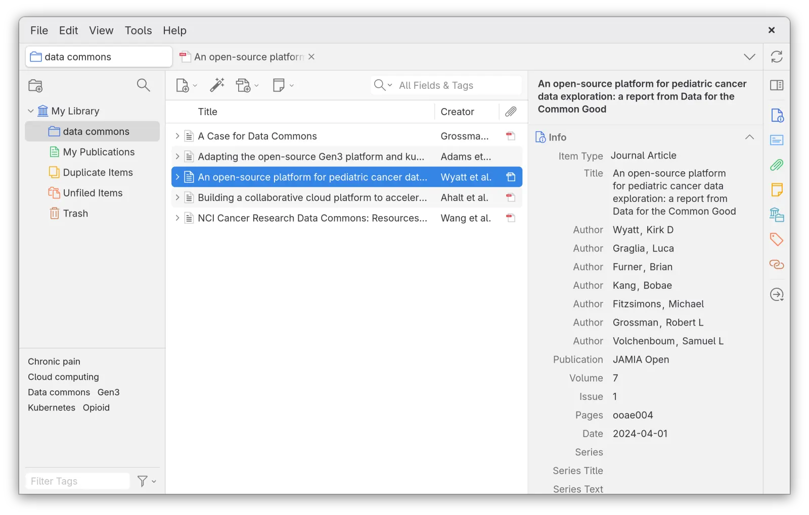 Zotero 官方运行界面实测